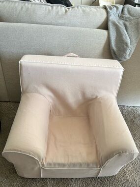 Pottery Barn Kids anywhere chair light Pink SLIP COVER ONLY !